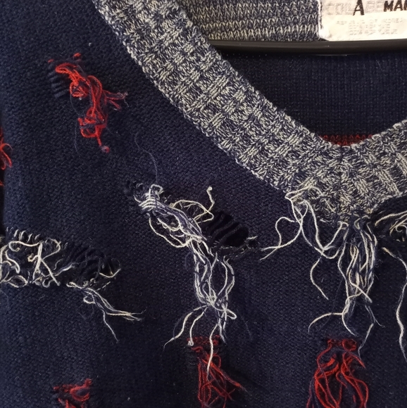 Collageman Vintage 1970s Fringe Sweater - Picture 5 of 16